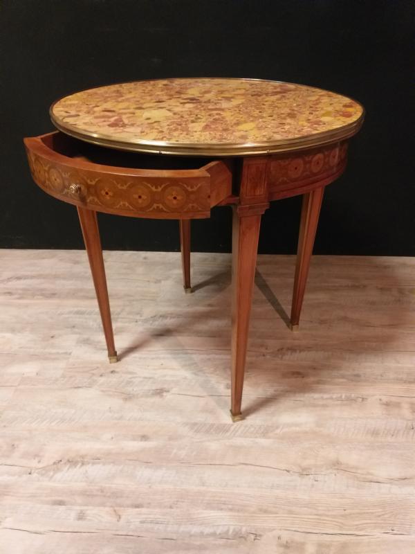 Louis XVI-style round side table