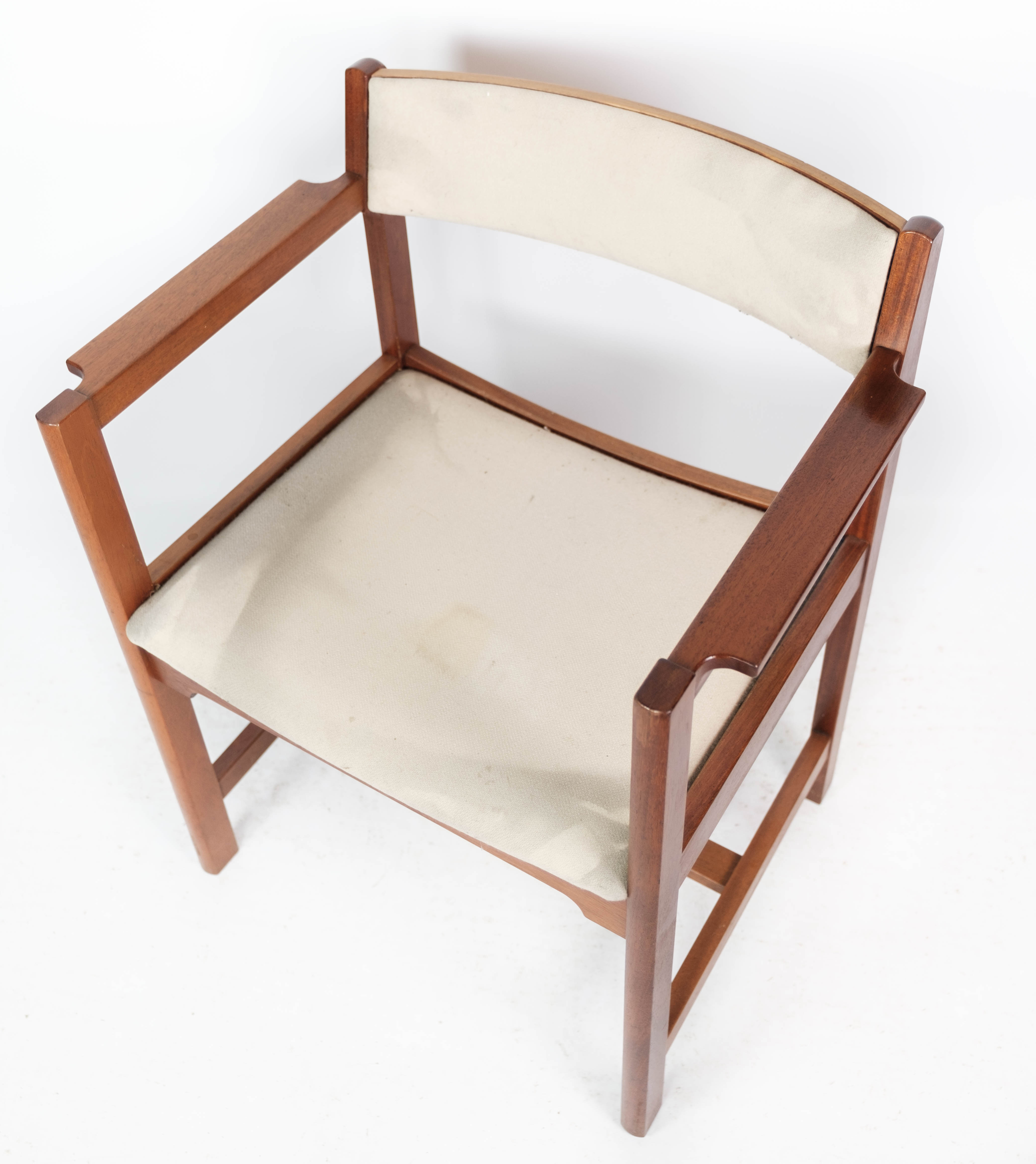 Armchair in mahogany of Danish design  by Søborg Furniture, 1960s