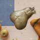1960s gold-plated brass pear-shaped pocket emptier