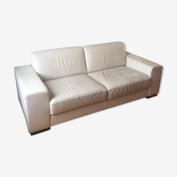 Leather Natuzzi sofa