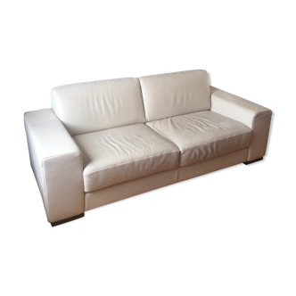 Leather Natuzzi sofa