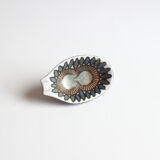 Cendrier moderne en céramique en forme de hérisson du milieu du siècle, années 1950