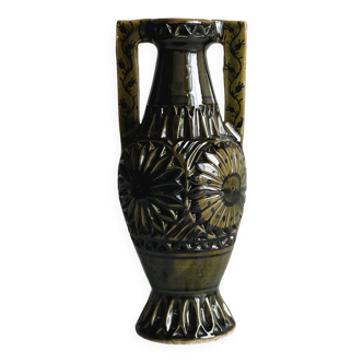 Small hand painted ceramic vase