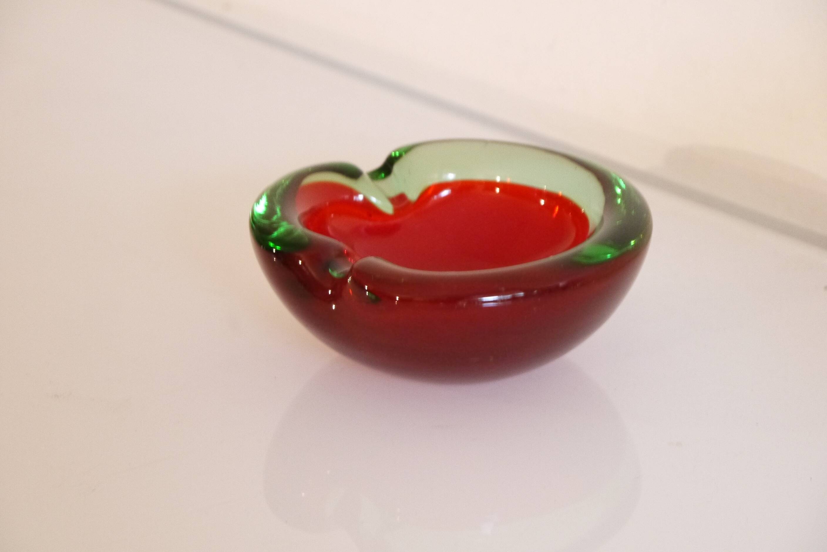 Vide poche en verre de Murano 1970
