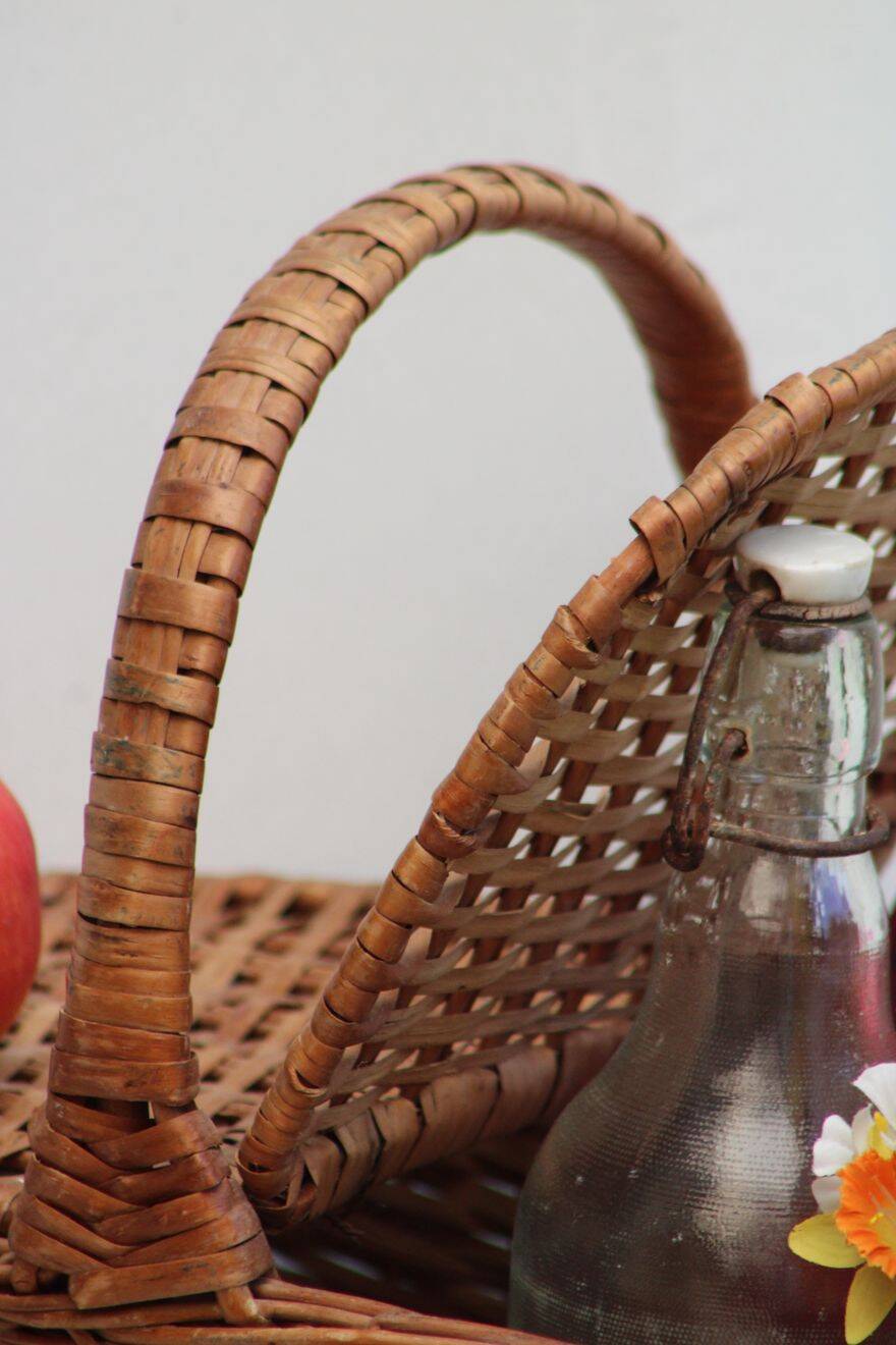 Panier de pique-nique en osier