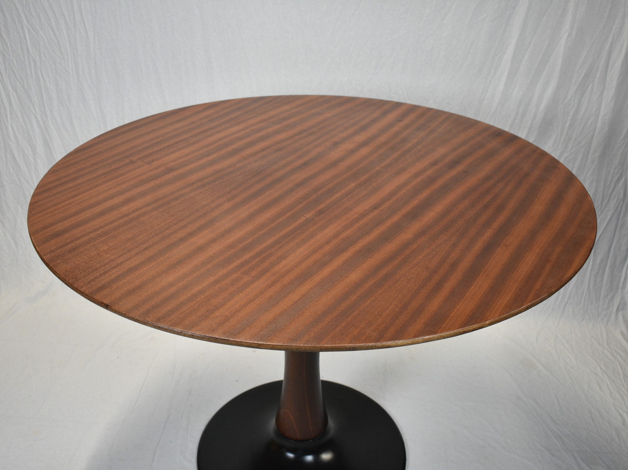 Designed Mahogany Round Dining Table, 1969