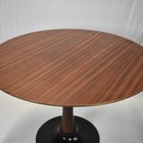 Designed Mahogany Round Dining Table, 1969