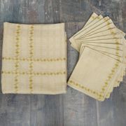 Vintage tablecloth and napkins