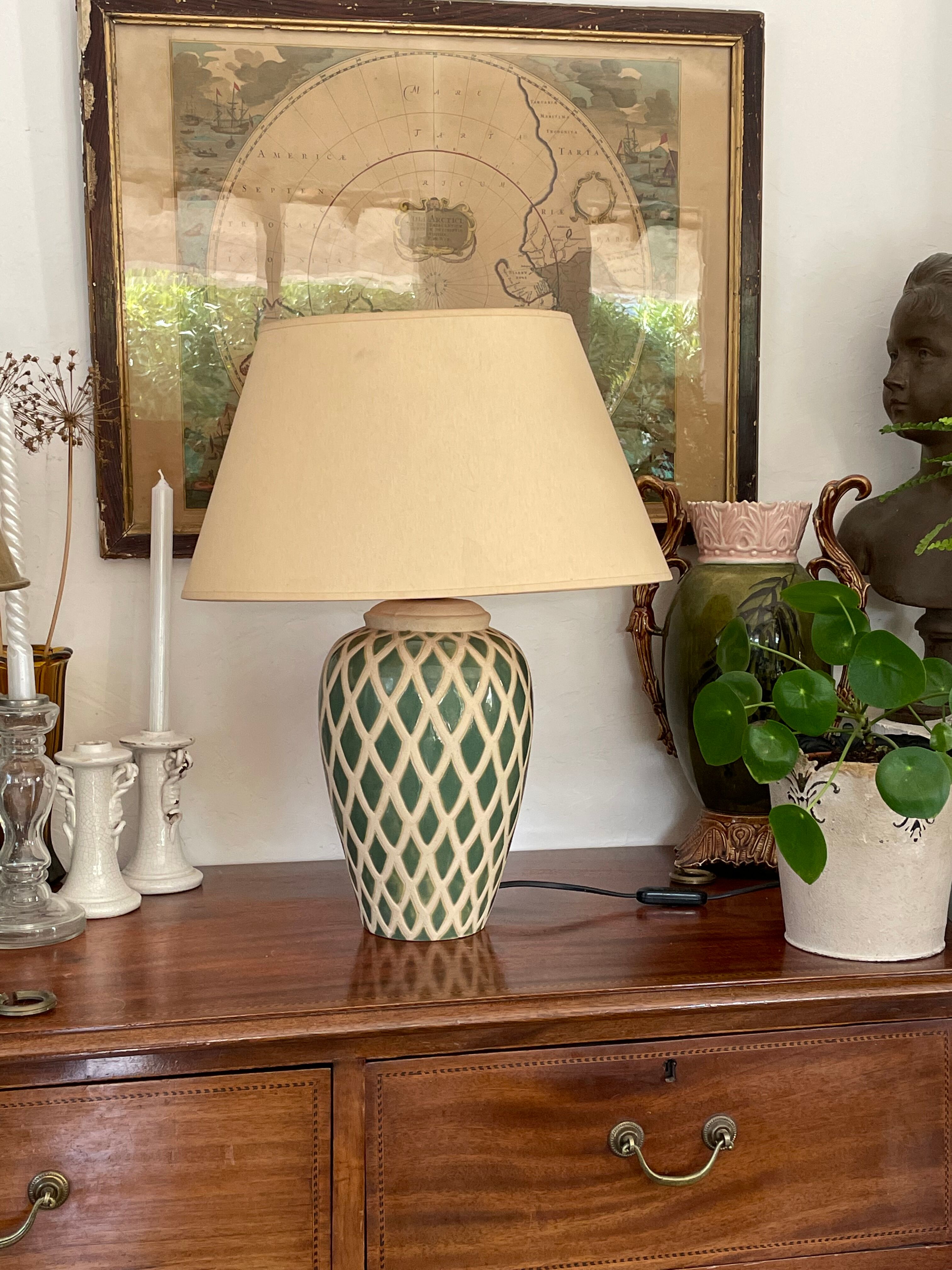 Vintage ceramic lamp