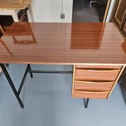 Antique wooden and iron desk