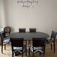 6 chaises artelano vintage - tissu pierre frey