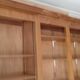 Library in solid cherry wood, Louis Philippe style.