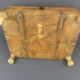 Old wedding chest in carved wood Nepal or India