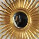 Sun mirror in gilded wood 1950