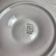 Set of 3 oyster/shell plates Chantilly France – cracked white
