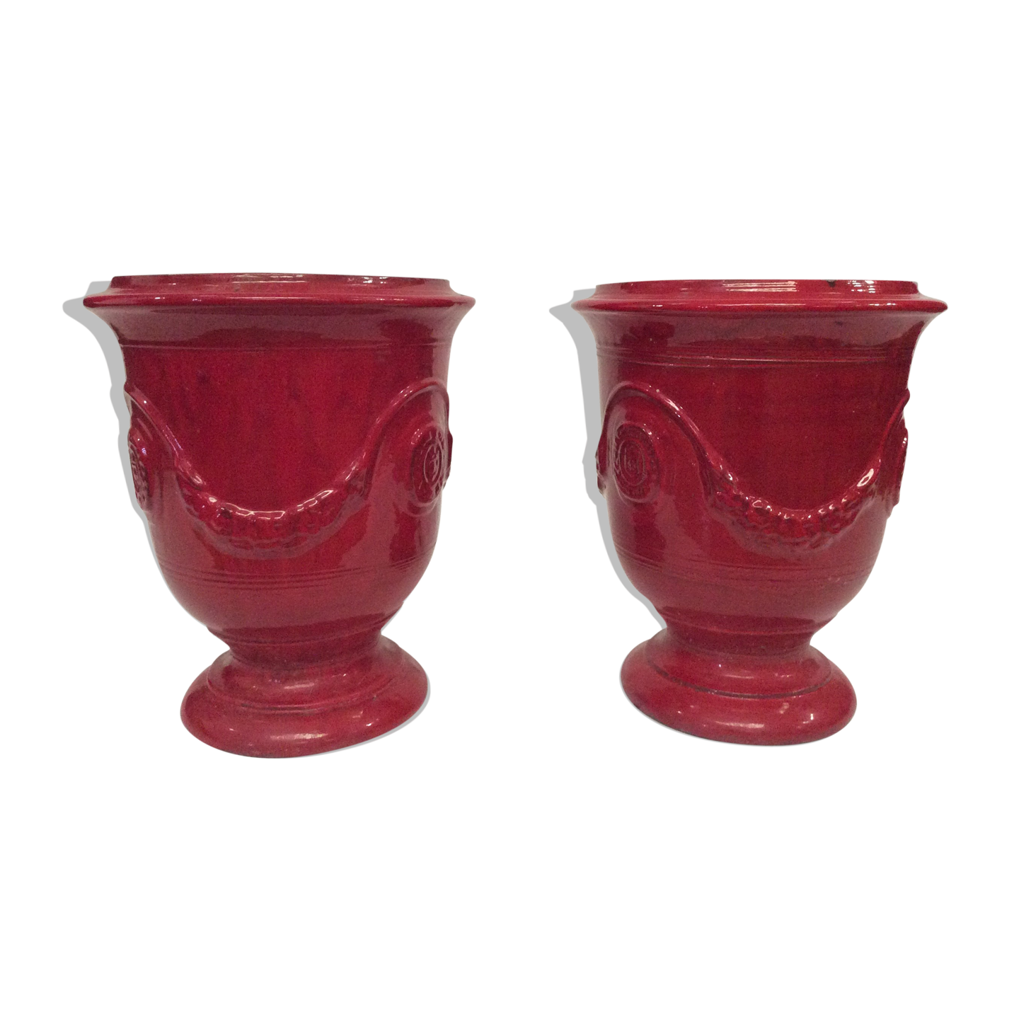 Paire de vases Anduze Selency