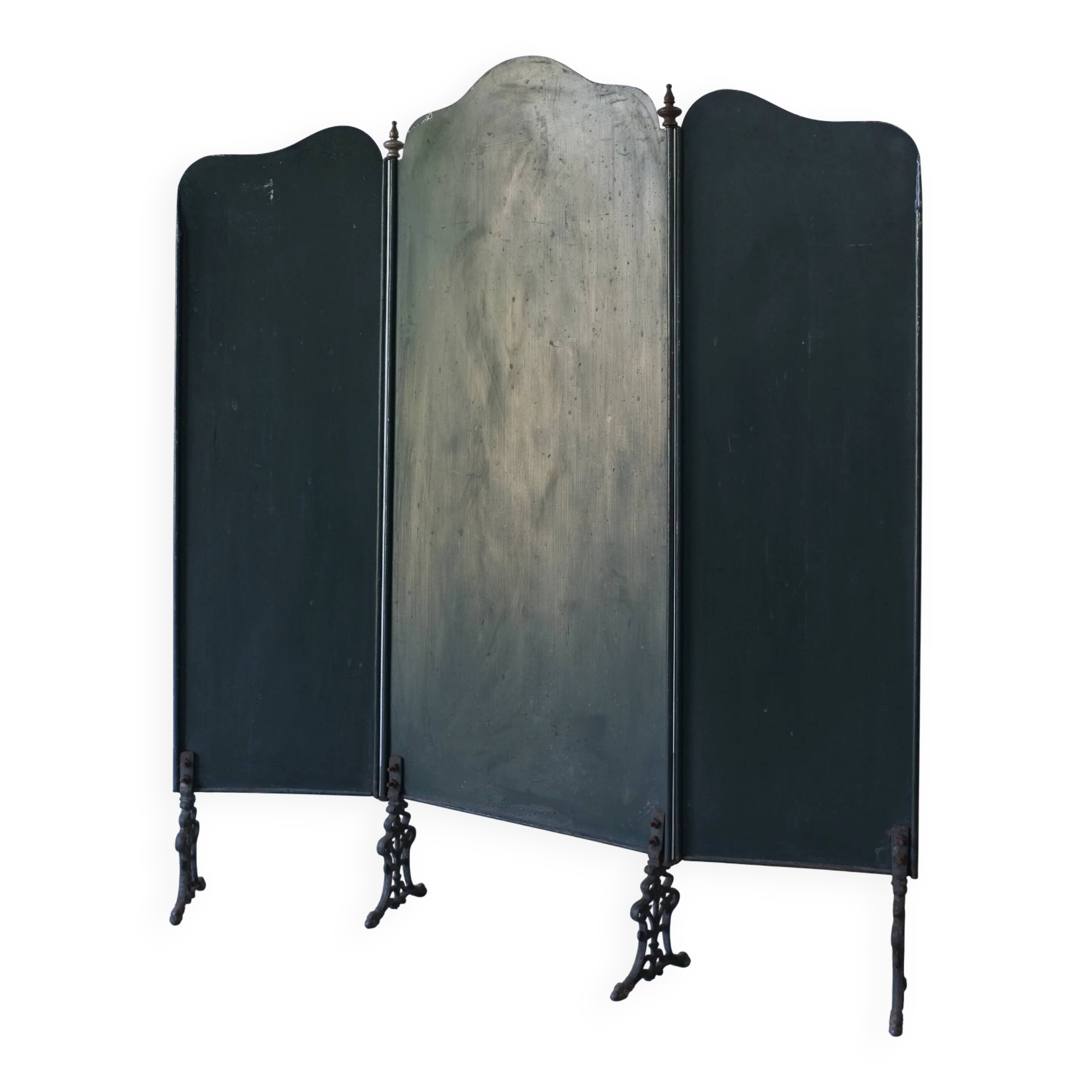 Art Nouveau hand-painted fireplace screen | 1920s