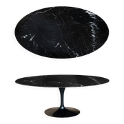 Original knoll tulip dining table 244x137 nero marquina like new!! saarinen