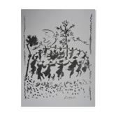 Pablo Picasso: Long Live Peace, signed lithograph