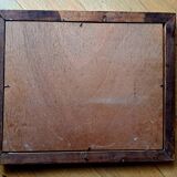 Tableau ancien huile sur panneau signé Montagney