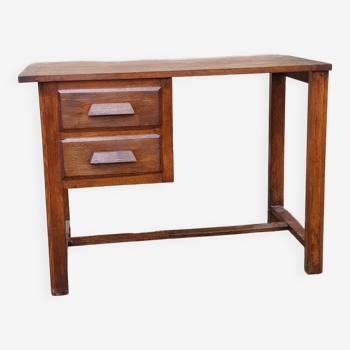small varnished wood desk