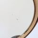 Vintage pivoting mirror to place, carved wood, rustic folk art decor.