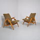 Paire de fauteuils 1970