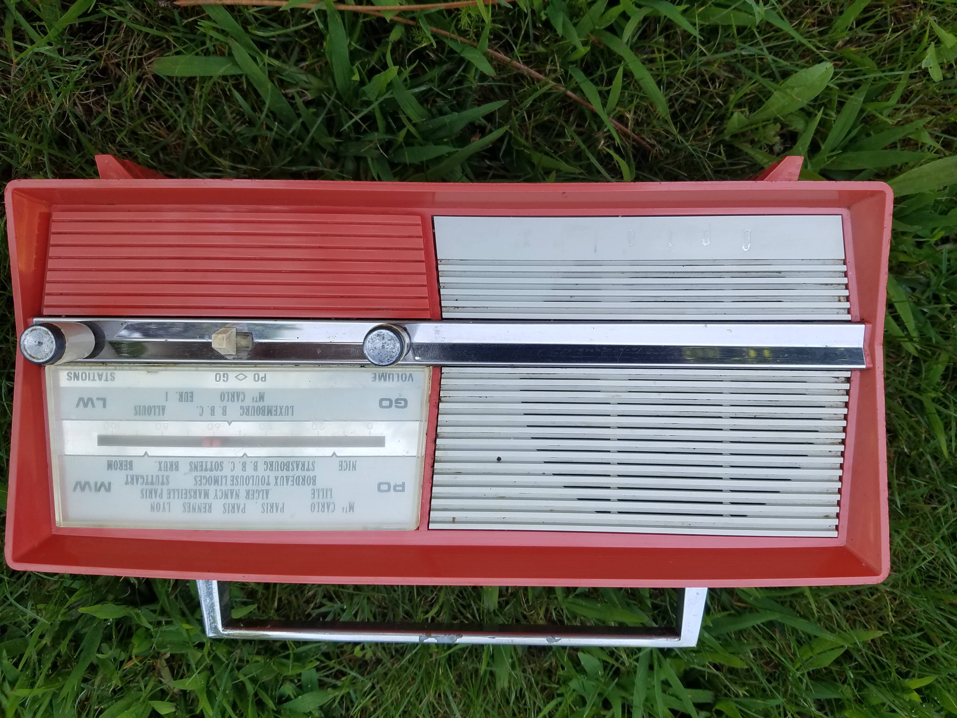 Vintage radio 60 year Optalix