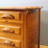 Art Nouveau Mahogany Desk Plate by Emile Gallé