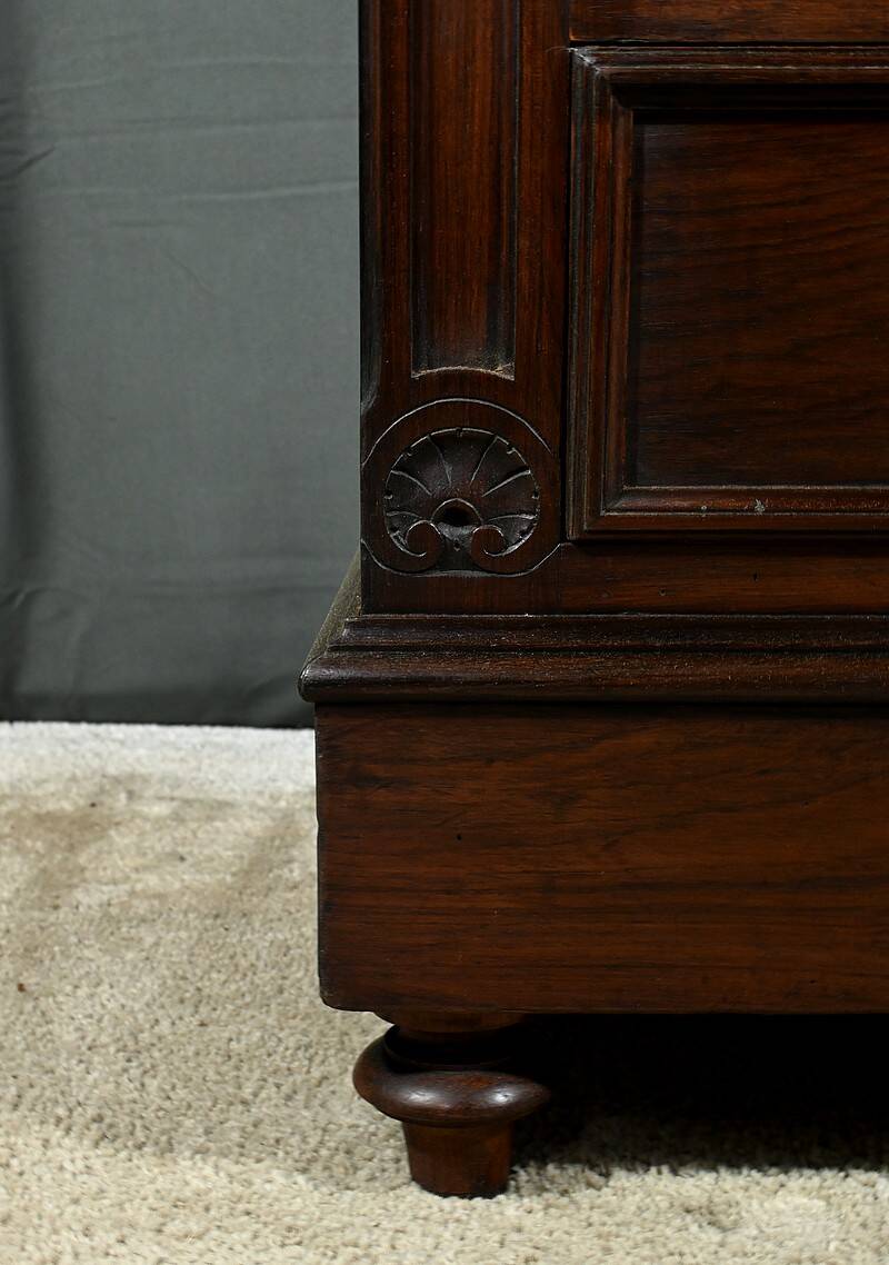 Rosewood veneer chest of drawers, Art Nouveau – 1920
