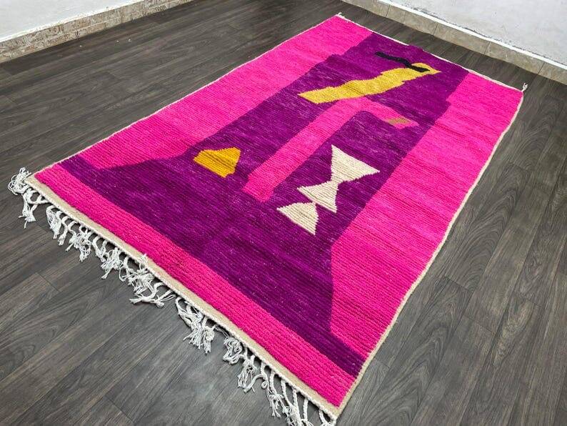 Handmade Beni Ouraine rug, size 150 x 250 cm