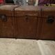 Antique travel trunk