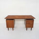 Bureau en teck du milieu du siècle, Pays-Bas des années 1960