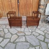 2 bedside tables from the 1950s