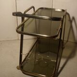 Golden serving table