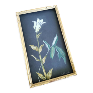 dessin aux crayons pastels