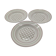 Set of 3 Betty hollow plates from the Lunéville factory