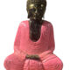 Buddha Meditation Statue Bali - pink edition