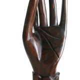 Wooden baguier hand, 70s