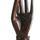 Wooden baguier hand, 70s