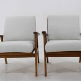1960s Pair of Restored Armchairs, Denmark