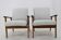 1960s Pair of Restored Armchairs, Denmark