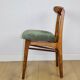 Hałas vintage chair green - wooden backrest
