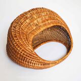 Rattan gondola basket