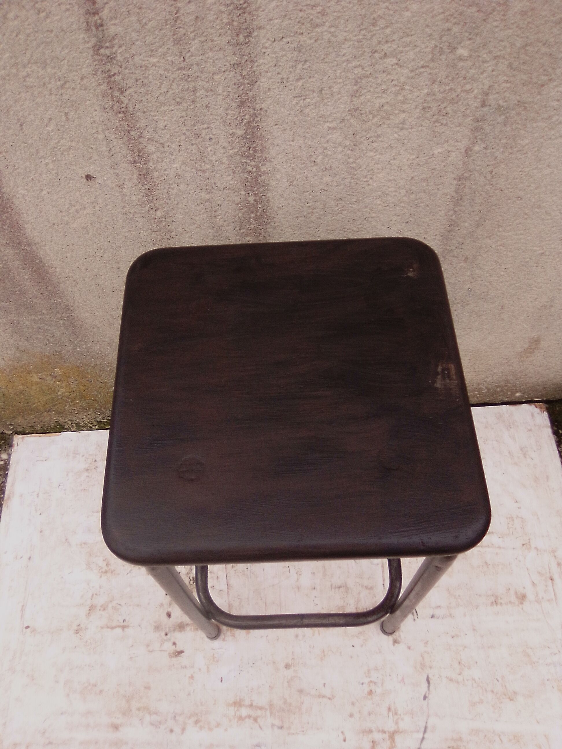 Ideal metal stool loft indiustriel H 65 cm