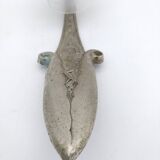 Art Deco wall light. Rose in glass paste.