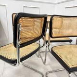 Set of 4 black B32 chairs