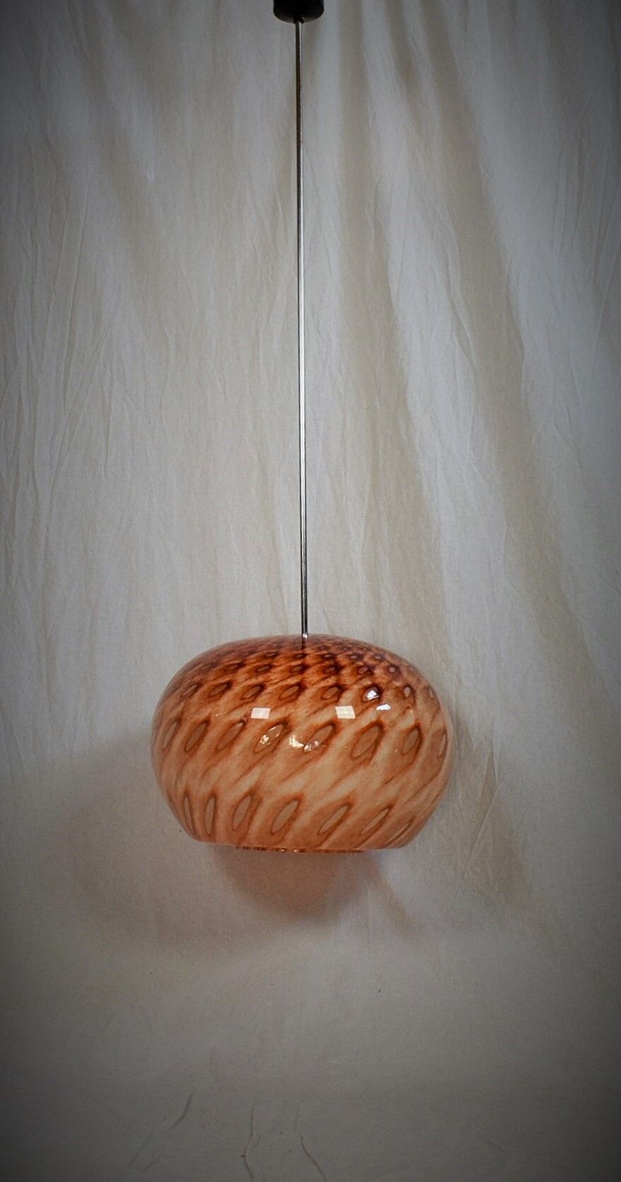 Mid-Century Glass Pendant, 1960's, Germany