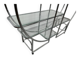 Mid-century design tubular steel shelf