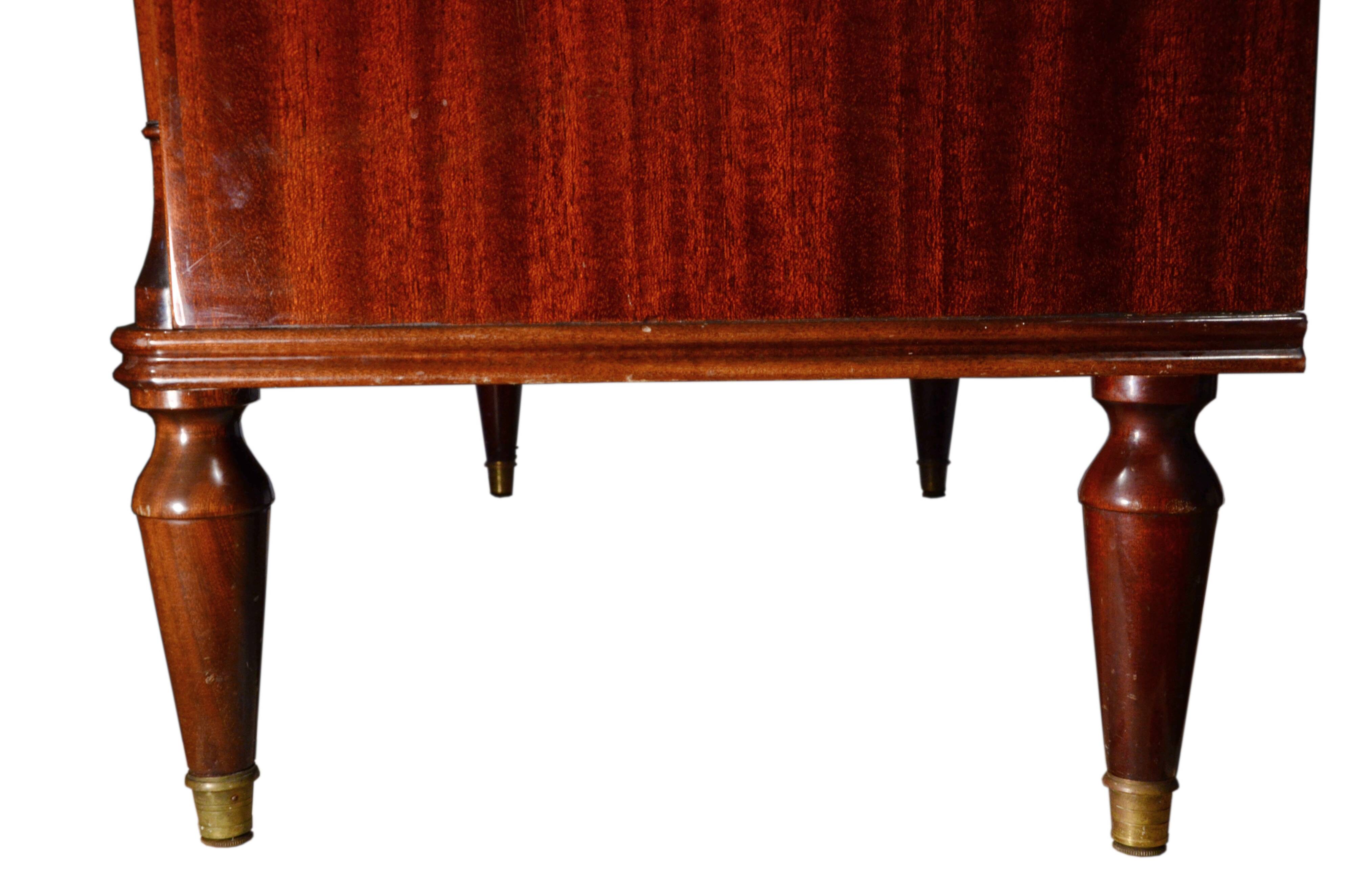 Display cabinet or bar cabinet in mahogany, 1970s
